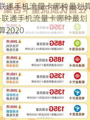 联通手机流量卡哪种最划算-联通手机流量卡哪种最划算2020