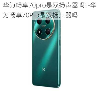 华为畅享70pro是双扬声器吗?-华为畅享70Pro是双扬声器吗