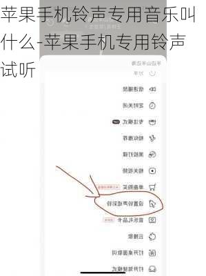 苹果手机铃声专用音乐叫什么-苹果手机专用铃声试听