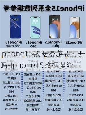 iphone15数据漫游要打开吗-Iphone15数据漫游