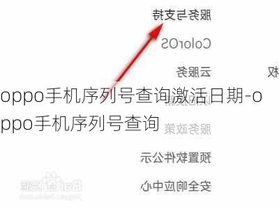 oppo手机序列号查询激活日期-oppo手机序列号查询