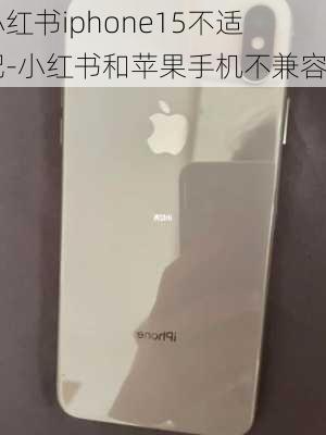 小红书iphone15不适配-小红书和苹果手机不兼容