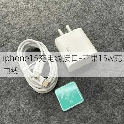 iphone15充电线接口-苹果15w充电线