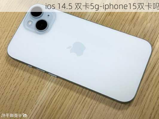 ios 14.5 双卡5g-iphone15双卡吗