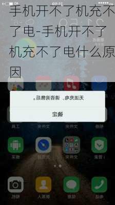 手机开不了机充不了电-手机开不了机充不了电什么原因