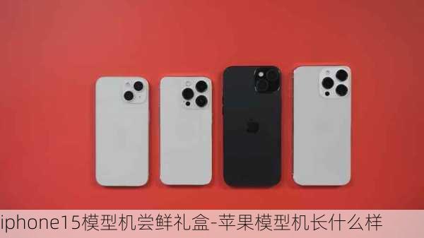 iphone15模型机尝鲜礼盒-苹果模型机长什么样