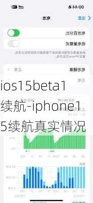 ios15beta1续航-iphone15续航真实情况