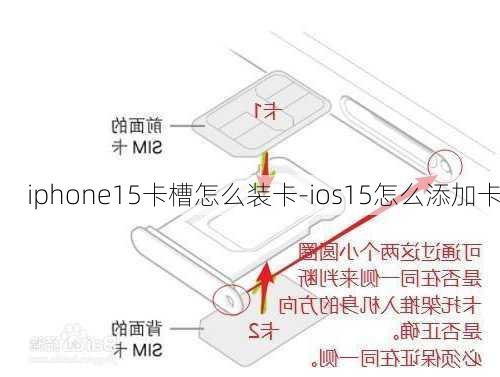 iphone15卡槽怎么装卡-ios15怎么添加卡