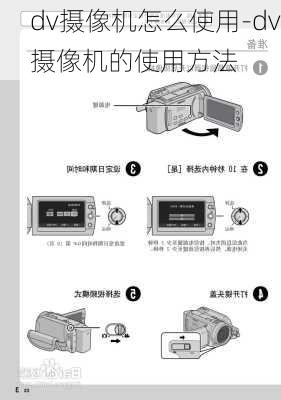 dv摄像机怎么使用-dv摄像机的使用方法