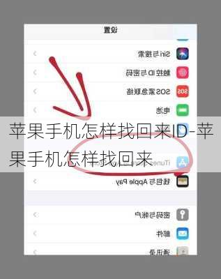 苹果手机怎样找回来ID-苹果手机怎样找回来