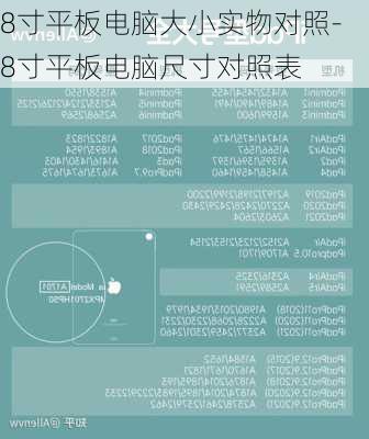 8寸平板电脑大小实物对照-8寸平板电脑尺寸对照表