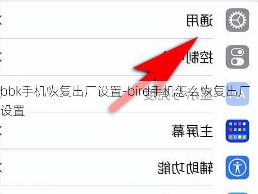 bbk手机恢复出厂设置-bird手机怎么恢复出厂设置