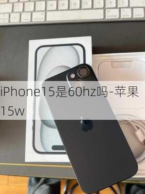 iPhone15是60hz吗-苹果15w