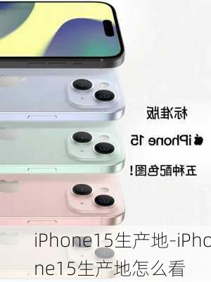 iPhone15生产地-iPhone15生产地怎么看