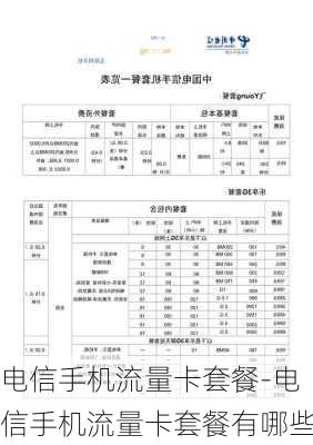 电信手机流量卡套餐-电信手机流量卡套餐有哪些