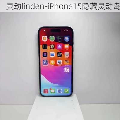 灵动linden-iPhone15隐藏灵动岛