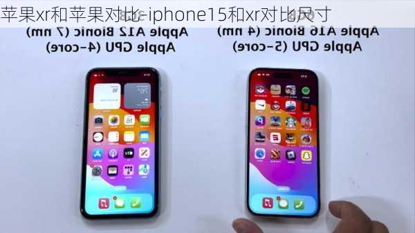 苹果xr和苹果对比-iphone15和xr对比尺寸