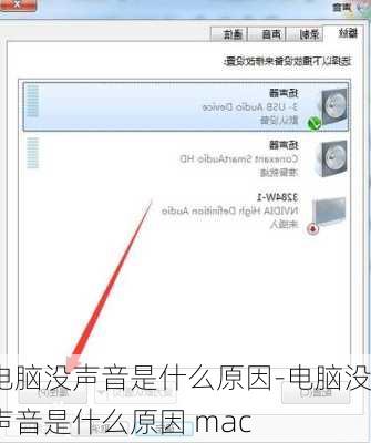 电脑没声音是什么原因-电脑没声音是什么原因 mac