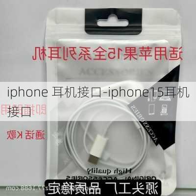 iphone 耳机接口-iphone15耳机接口