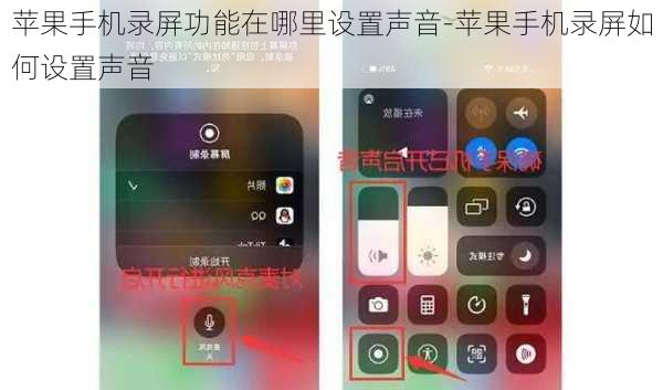 苹果手机录屏功能在哪里设置声音-苹果手机录屏如何设置声音