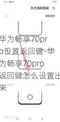 华为畅享70pro设置返回键-华为畅享70pro返回键怎么设置出来