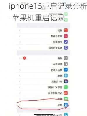 iphone15重启记录分析-苹果机重启记录