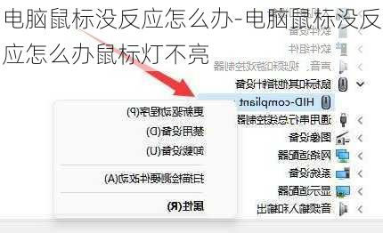 电脑鼠标没反应怎么办-电脑鼠标没反应怎么办鼠标灯不亮