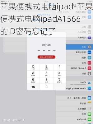 苹果便携式电脑ipad-苹果便携式电脑ipadA1566的ID密码忘记了