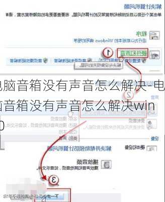 电脑音箱没有声音怎么解决-电脑音箱没有声音怎么解决win10