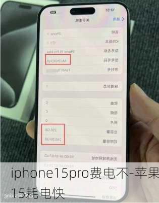 iphone15pro费电不-苹果15耗电快