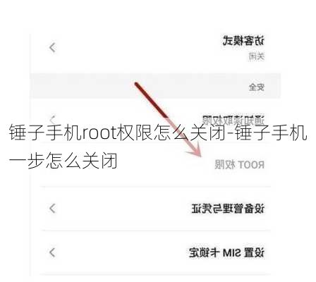 锤子手机root权限怎么关闭-锤子手机一步怎么关闭