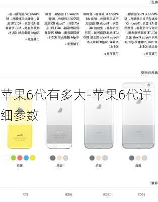 苹果6代有多大-苹果6代详细参数