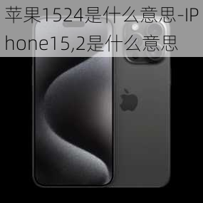 苹果1524是什么意思-IPhone15,2是什么意思