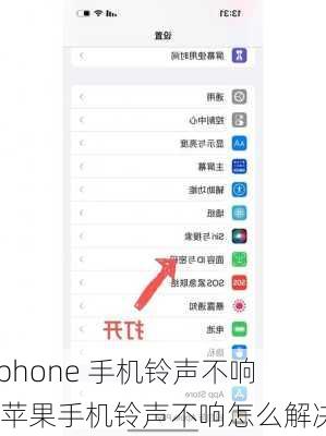 iphone 手机铃声不响-苹果手机铃声不响怎么解决