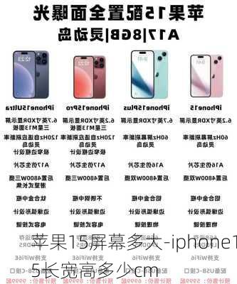 苹果15屏幕多大-iphone15长宽高多少cm