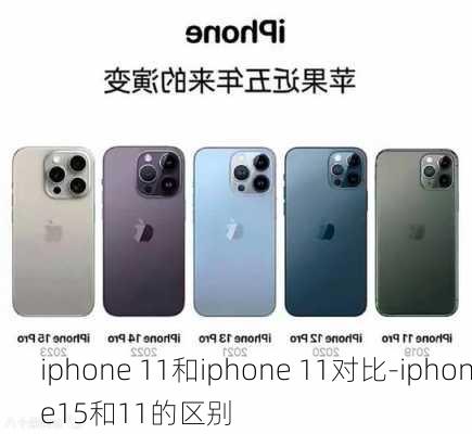 iphone 11和iphone 11对比-iphone15和11的区别