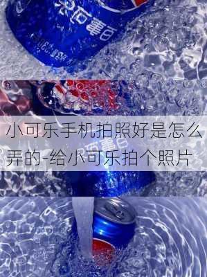 小可乐手机拍照好是怎么弄的-给小可乐拍个照片