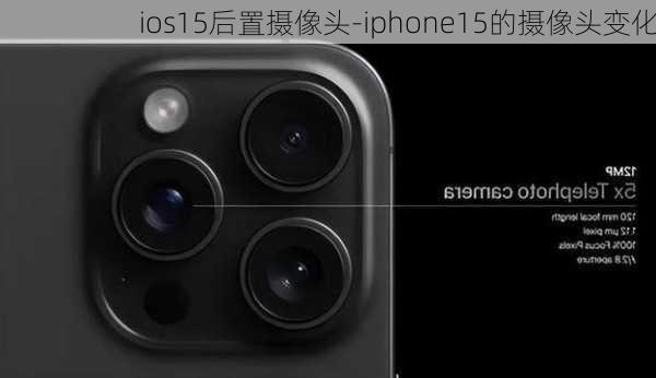 ios15后置摄像头-iphone15的摄像头变化