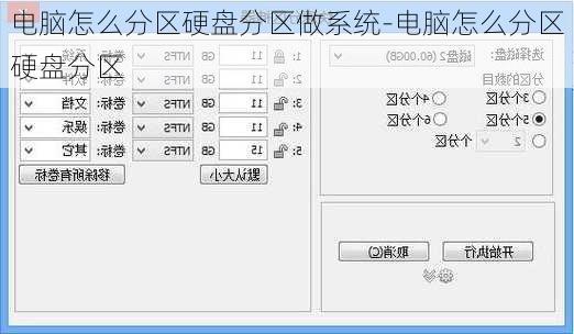 电脑怎么分区硬盘分区做系统-电脑怎么分区硬盘分区