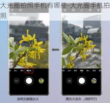 大光圈拍照手机有哪些-大光圈手机拍照