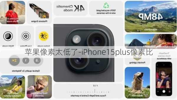 苹果像素太低了-iPhone15plus像素比