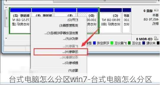 台式电脑怎么分区win7-台式电脑怎么分区