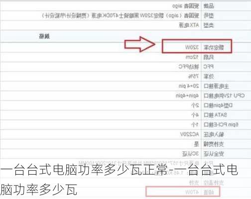 一台台式电脑功率多少瓦正常-一台台式电脑功率多少瓦