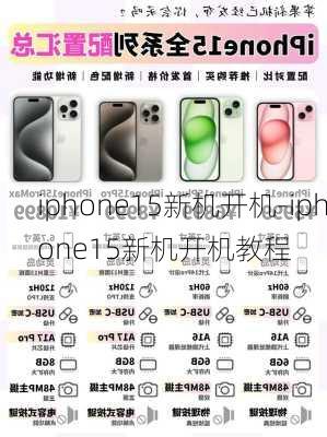 iphone15新机开机-iphone15新机开机教程