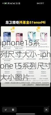 iphone15系列尺寸大小-iphone15系列尺寸大小图片