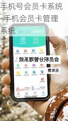 手机号会员卡系统-手机会员卡管理系统