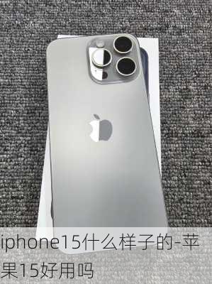 iphone15什么样子的-苹果15好用吗