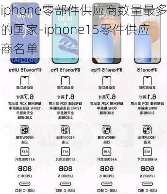 iphone零部件供应商数量最多的国家-iphone15零件供应商名单