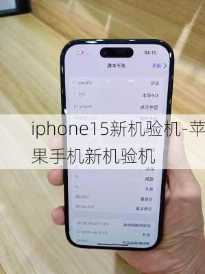 iphone15新机验机-苹果手机新机验机