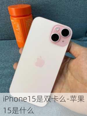 iPhone15是双卡么-苹果15是什么